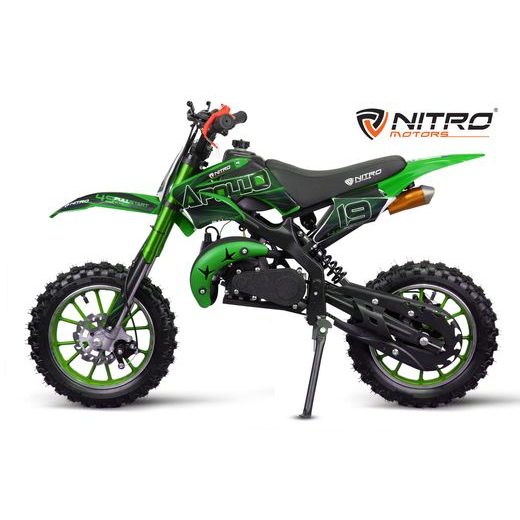BĒRNU KROSA MOTOCIKLS NITRO MOTORS 49CC APOLLO FUN 10"