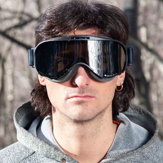 GOGGLES ARIETE WABI 14980-FNNO SMOKED LENS MELNS/ORANŽS