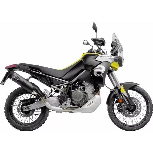 LABAIS MUFFLER LV1 TUAREG 660 BK FOR APRILIA TUAREG 660 ABS (OGLEKĻA ŠĶIEDRA)