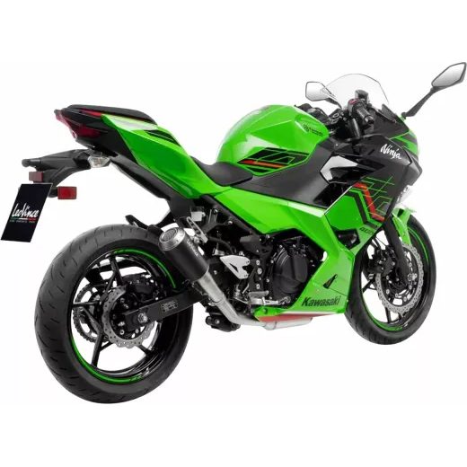 IZPŪTĒJS SLPON LV-10 BLK NINJA 400 FOR KAWASAKI EX 400 (NĒRUSĒJOŠAIS TĒRAUDS)
