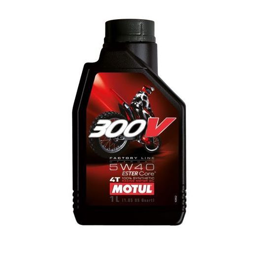 MOTOREĻĻA MOTUL 300V FACTORY LINE OFF ROAD 5W-40 4T 1L