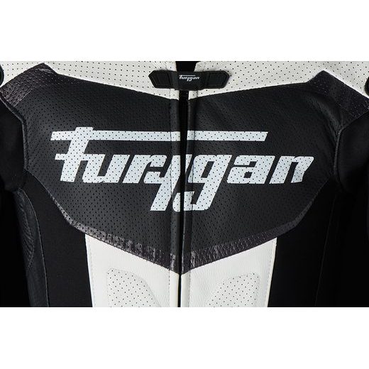 KOMBINEZONS FURYGAN LEATHER SUIT OVERTAKE (MELNS, BALTS)