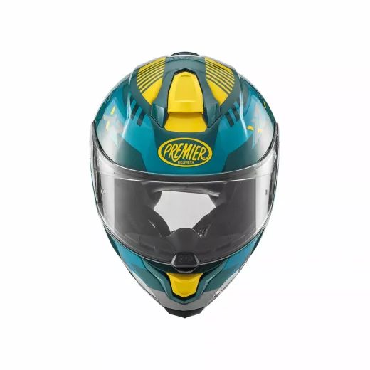 ĶIVERE HYPER XR HELMET (ZILS, DZELTENS)