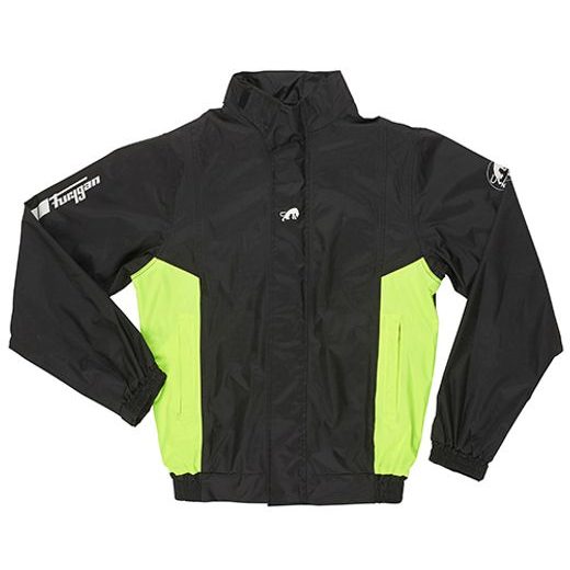 JAKA FURYGAN RAIN JACKET NEPTUNE (MELNS, DZELTENS)