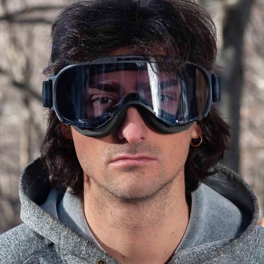 GOGGLES ARIETE WABI 14980-LNGG LIGHT SENSITIVE LENS MELNS/PELĒKS