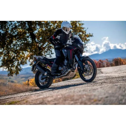 IZPŪTĒJS MUFFLER LV12 BK HONDA FOR HONDA CRF 1100 L ABS (OGLEKĻA ŠĶIEDRA)