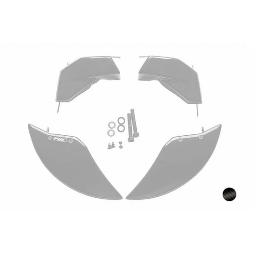 BRAKE COOLER PUIG 22442J MATĒTS MELNS