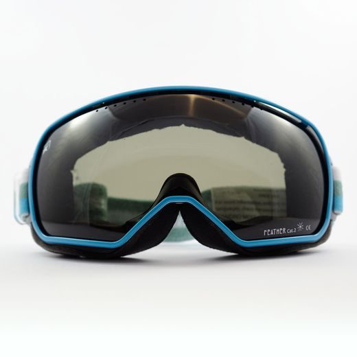 GOGGLES ARIETE FEATHER LITE 14920-LANV WHITE-TURQUOISE STRAP