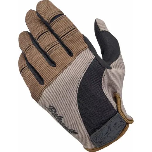 CIMDI MOTO GLOVES (BRŪNS, MELNS)