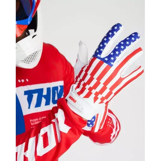 CIMDI LAUNCHMODE GLOVES (BALTS, SARKANS, ZILS)