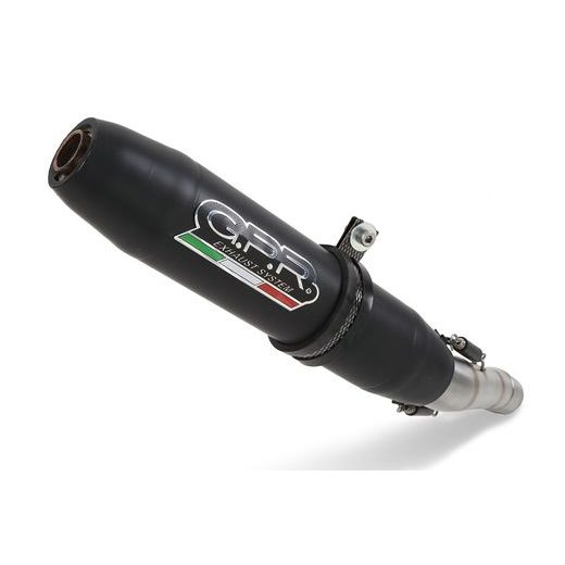 PILNA IZPLŪDES SISTĒMA GPR DEEPTONE E4.Z.1.CAT.DENE BLACK STAINLESS STEEL INCLUDING REMOVABLE DB KILLER AND CATALYST