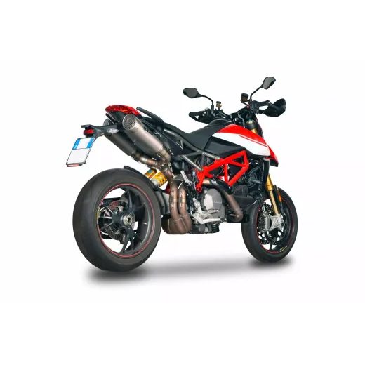 KREISAIS, LABAIS, TOP MUFFLER DOUBLE GRID-O TIT ECE DUC HYP 950 FOR DUCATI HYPERMOTARD 950 ABS (TITĀNS)