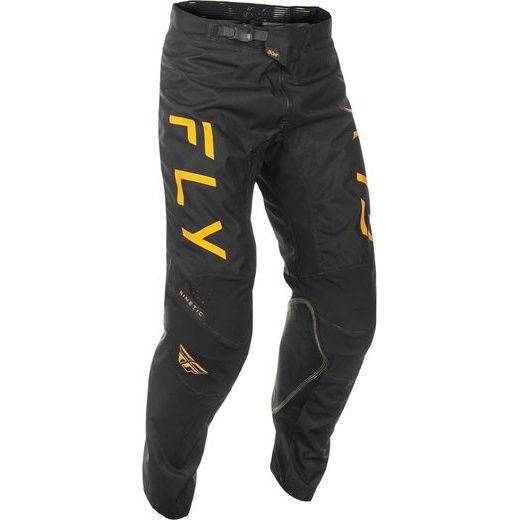 BIKSES FLY MX-PANTS KINETIC (MELNS, ZELTS)