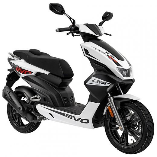 MOTOROLLERIS KEEWAY FACT EVO 50 E5 WHITE