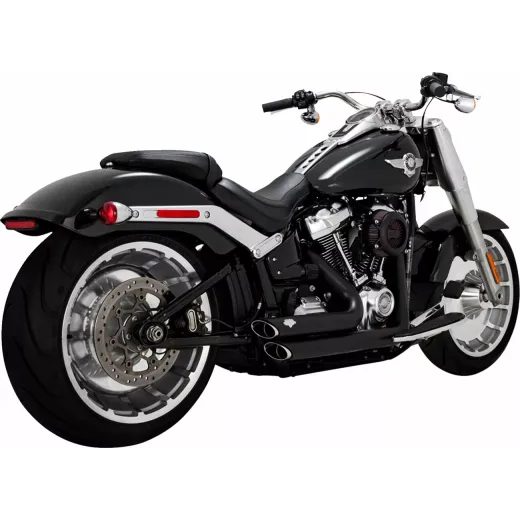 IZPLŪDES SISTĒMA SHORT SHOTS STAGGERED BLACK FOR HARLEY DAVIDSON FLFB 1750 ABS