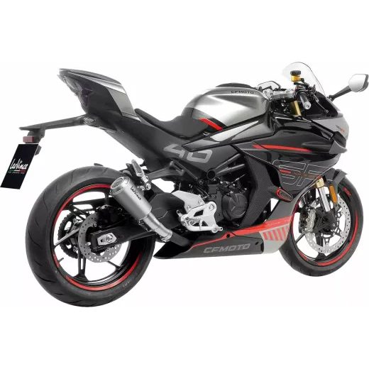 IZPŪTĒJS MUFFLER LV-10 SS CF MOTO 450 SS (304 NĒRUSĒJOŠAIS TĒRAUDS)