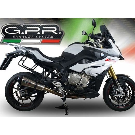 SLIP-ON EXHAUST GPR NEW GRAND PRIX EVO TITANIUM BMW.90.RACE.GPAN.TO BRUSHED TITANIUM PRIEKŠ BMW S 1000 XR 2017-2019