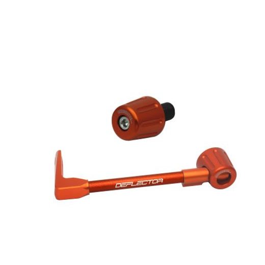 LEVER GUARD ACCOSSATO WITH ORANGE HOSE AND JOINT LEFT, ALUMINIUM
