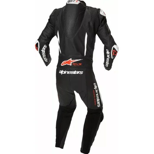 KOMBINEZONS GP-R7 1-PC LEATHER SUIT (MELNS, SARKANS, BALTS)