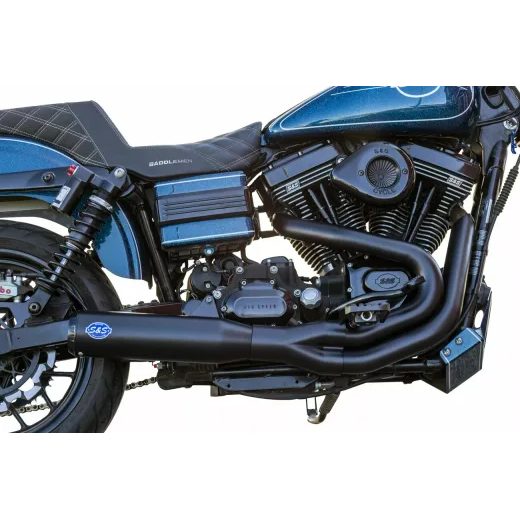 IZPLŪDES SISTĒMA EXHAUST QUALIFIER 2:1 GUARDIAN BLACK DYNA 2006-07 FOR HARLEY DAVIDSON FXD 1584 (NERŪSĒJOŠAIS TĒRAUDS)