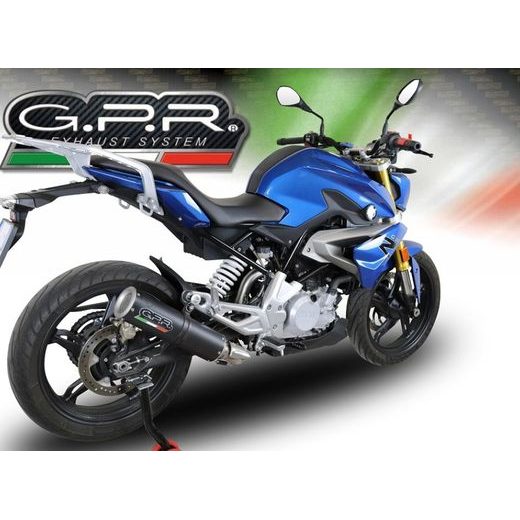 PILNA IZPLŪDES SISTĒMA GPR M3 E4.BM.CAT.93.M3.BT MATTE BLACK PRIEKŠ BMW G 310 R 2017-2021