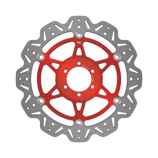 BREMŽU DISKS EBC VR621RED SARKANS