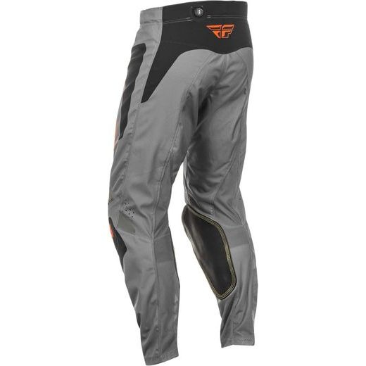 BIKSES FLY MX-PANTS KINETIC (PELEKS, MELNS, ORANŽA)