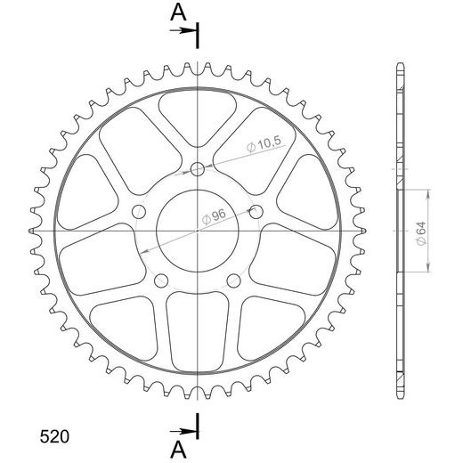AIZMUGURĒJAIS ZOBRATS SUPERSPROX RFE-254:50-BLK MELNS/PELĒKS