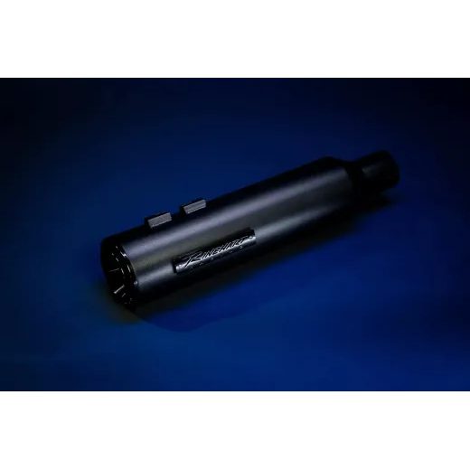 KREISAIS, LABAIS 17-UP FL HP45XL 4.5" MUFFLERS BLK/BLK MIDNIGHT FOR HARLEY DAVIDSON FLH 1868 ABS (MELNS NĒRUSĒJOŠAIS TĒRAUDS)