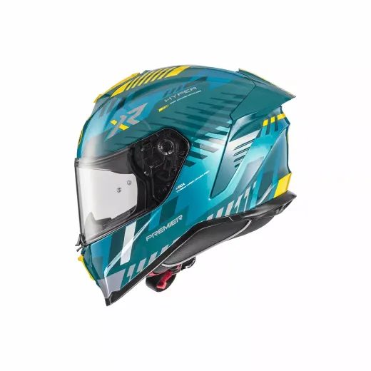ĶIVERE HYPER XR HELMET (ZILS, DZELTENS)