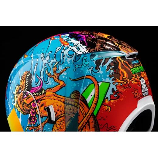 ĶIVERE AIRFORM™ DINO FURY HELMET (DAUDZKRĀSAINS)