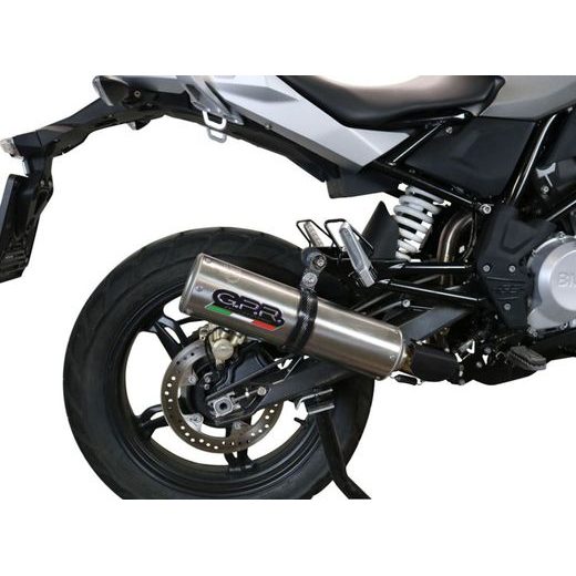 PILNA IZPLŪDES SISTĒMA GPR M3 E4.BM.CAT.106.M3.TN BRUSHED TITANIUM INCLUDING REMOVABLE DB KILLER AND CATALYST