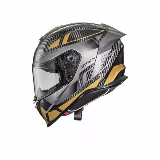 ĶIVERE HYPER CARBON HELMET (MELNS, ZELTS, KARBONS)