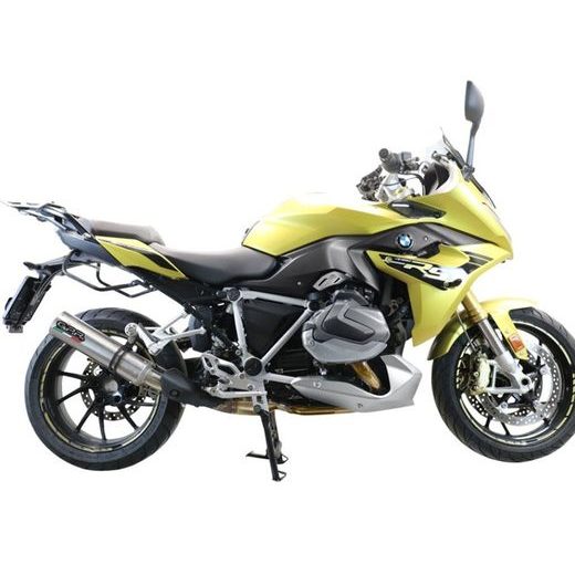 SLIP-ON EXHAUST GPR M3 TITANIUM NATURAL E5.BM.107.1.M3.TN BRUSHED TITANIUM INCLUDING REMOVABLE DB KILLER AND LINK PIPE