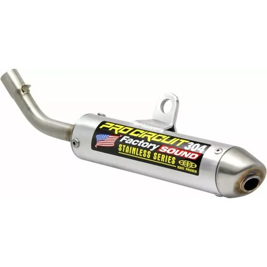 SILENCER MUFFLER 304 KTM SX65 16 FOR GAS GAS MC 65 (NĒRUSĒJOŠAIS TĒRAUDS)