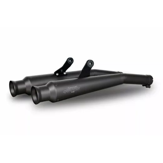 KREISAIS, LABAIS EXH R100 TRUMPET SS BK FOR BMW R 100 RS (NĒRUSĒJOŠAIS TĒRAUDS)