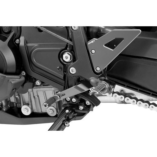 BRAKE FOOT PEDAL PUIG 22206N MELNS/PELĒKS REGULĒJAMI