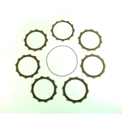 FRICTION PLATES KIT WITH CLUTCH COVER GASKET ATHENA P40230114