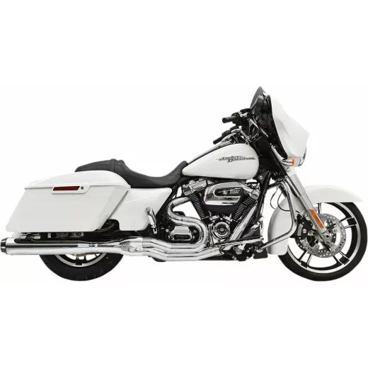 IZPLŪDES SISTĒMA 2-1 ROADRAGE STRAIGHT | FLT 17-24 - CHROME/BLACK FOR HARLEY DAVIDSON FLH 1868 ABS (TĒRAUDS)