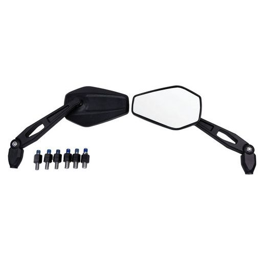 ATPAKAĻSKATA SPOGULIS RMS 122772280 PĀRIS MELNS/PELĒKS