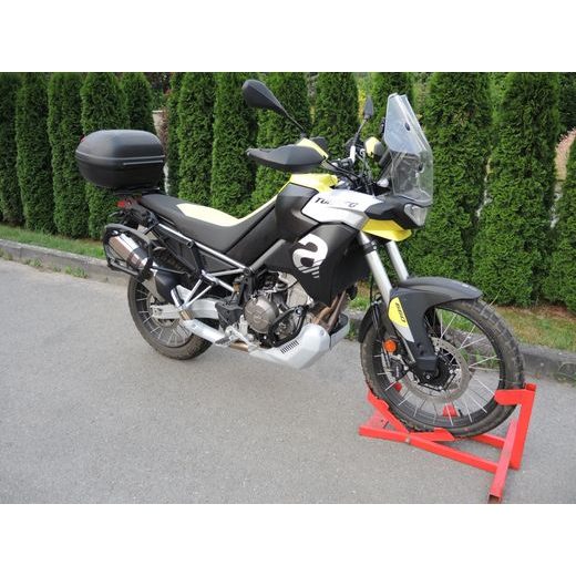 DZINĒJA AIZSARGI RDMOTO CF167KD MELNS (LOWER FRAMES WITH PROTECTORS) PRIEKŠ APRILIA TUAREG 660 2021-2025