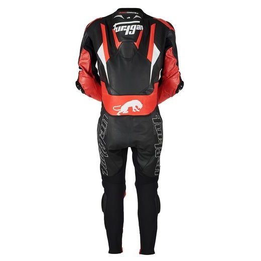 KOMBINEZONS FURYGAN LEATHER SUIT OVERTAKE (MELNS, SARKANS, BALTS)