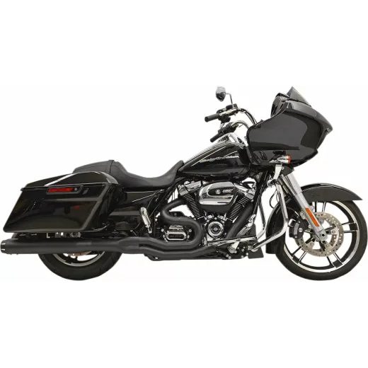 IZPLŪDES SISTĒMA 2-1 ROADRAGE STRAIGHT | FLT 17-24 - BLACK FOR HARLEY DAVIDSON FLH 1868 ABS (TĒRAUDS)