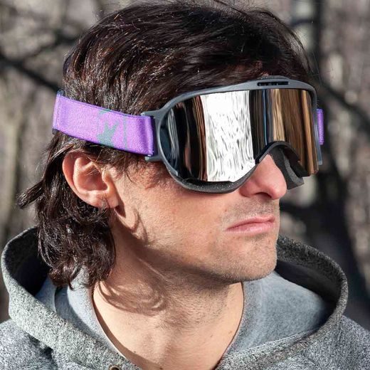 GOGGLES ARIETE WABI SILVER MIRROR LENS PURPLE/GREY