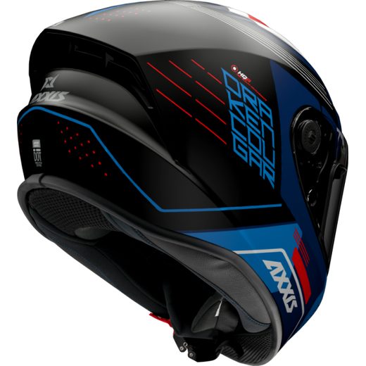 FULL FACE ĶIVERE AXXIS DRAKEN S COUGAR MATT BLUE XS