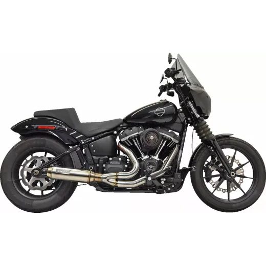 IZPLŪDES SISTĒMA SUPER BIKE | SOFTAIL M8 18-UP - STAINLESS FOR HARLEY DAVIDSON FLFB 1750 ABS (NERŪSĒJOŠAIS TĒRAUDS)
