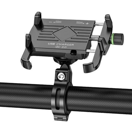 MOBILĀ TĀLRUŅA TURĒTĀJS AR USB LĀDĒTĀJU QUICK CHARGE 3.0 (EN) R10