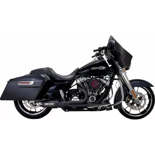 IZPLŪDES SISTĒMA HIGH OUTPUT 2-1 BLACK TOURING FOR HARLEY DAVIDSON FLH 1868 ABS