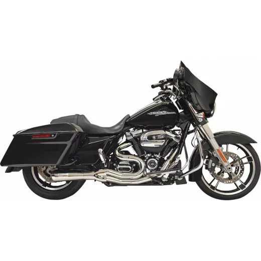 IZPLŪDES SISTĒMA 2-1 ROADRAGE MEGAPHONE MID | FLT 17-24 - CHROME FOR HARLEY DAVIDSON FLH 1868 ABS