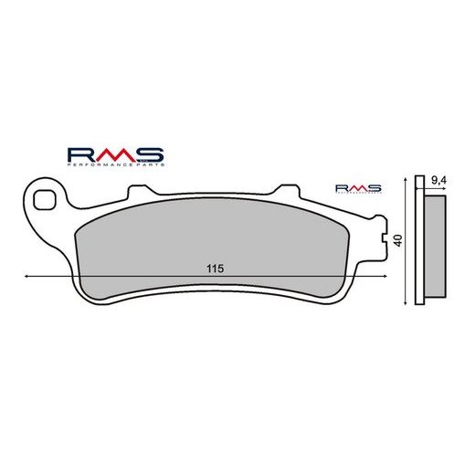 BREMŽU UZLIKAS RMS 225100340 ORGANISKS